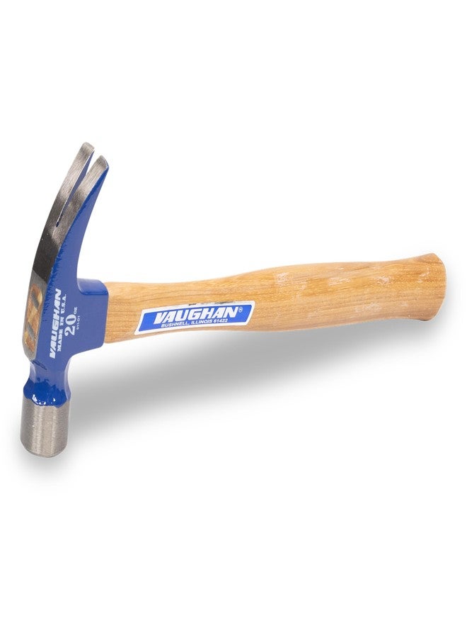 VAUGHAN Hickory Handle 999 Series Framer Hammer, 20oz Smooth Face, Made In The USA, 999, VN10500 - Image 1