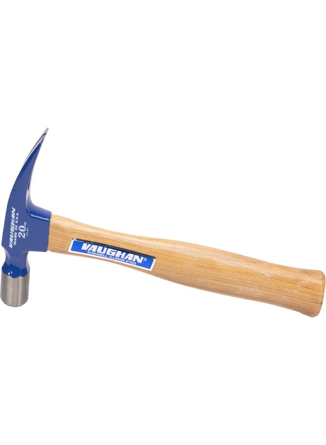 VAUGHAN Hickory Handle 999 Series Framer Hammer, 20oz Smooth Face, Made In The USA, 999, VN10500 - Image 4