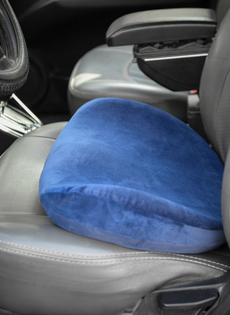Max Comfort Comfort Memory Foam Medical Seat Cushion for Office Car Home Chair - Black - Image 3
