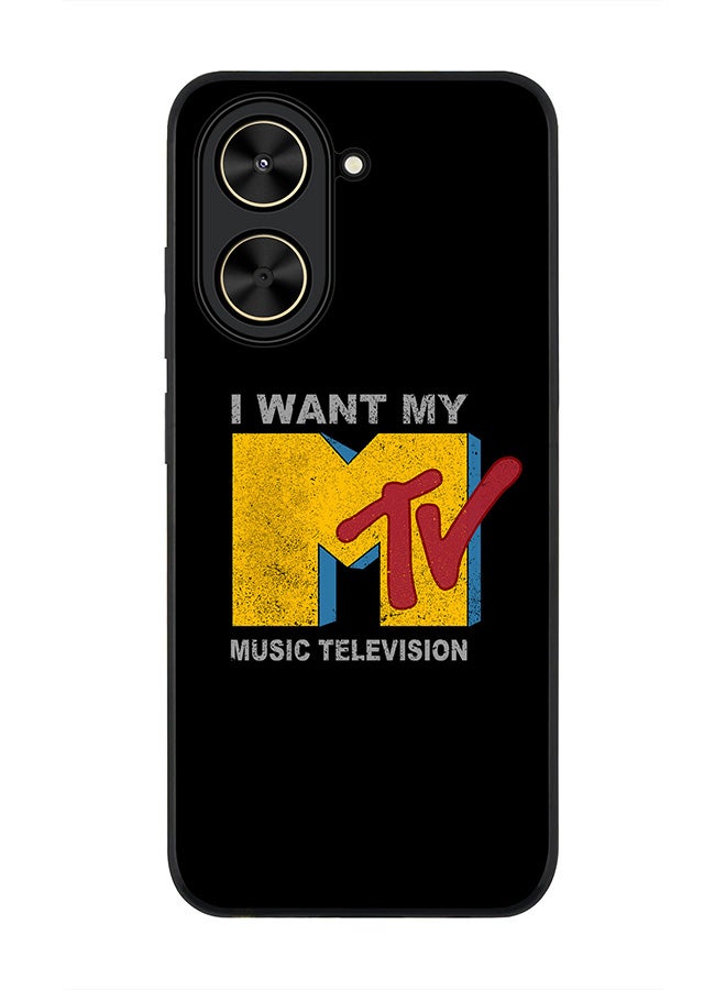 Stylizedd For Xiaomi Poco C71 / Redmi A5 4G Case,Slim fit Camera Protection, Shockproof Thin Phone cover  - I want my mtv