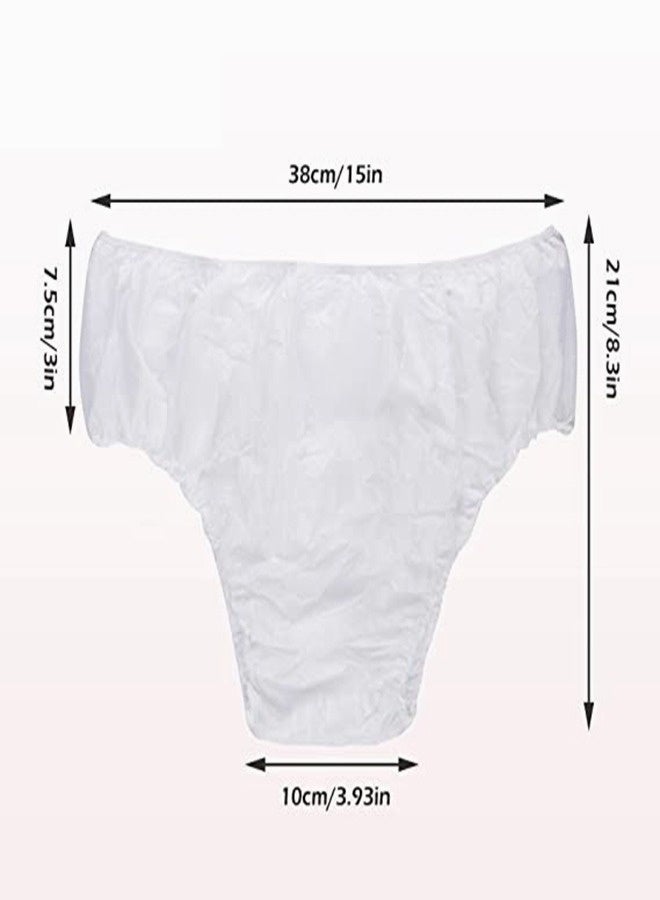 Generic Disposable Underwear for Women, 7Pcs Women’s Non-woven Briefs Handy Paper Panties One Time Use Undergarment for Travel Hotel Spa Massage Tanning Sauna, 7 Individual Packs Universal Size (XL) - Image 4