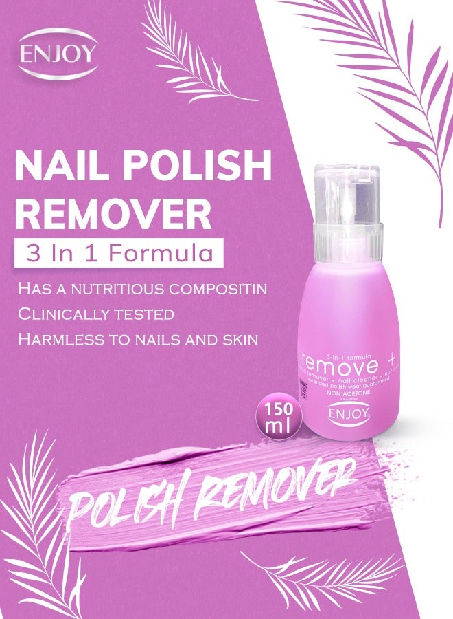 إنجوي "مزيل طلاء الأظافر خالٍ من الأسيتون – تركيبة لطيفة ومغذية، 150 مل" - Image 2