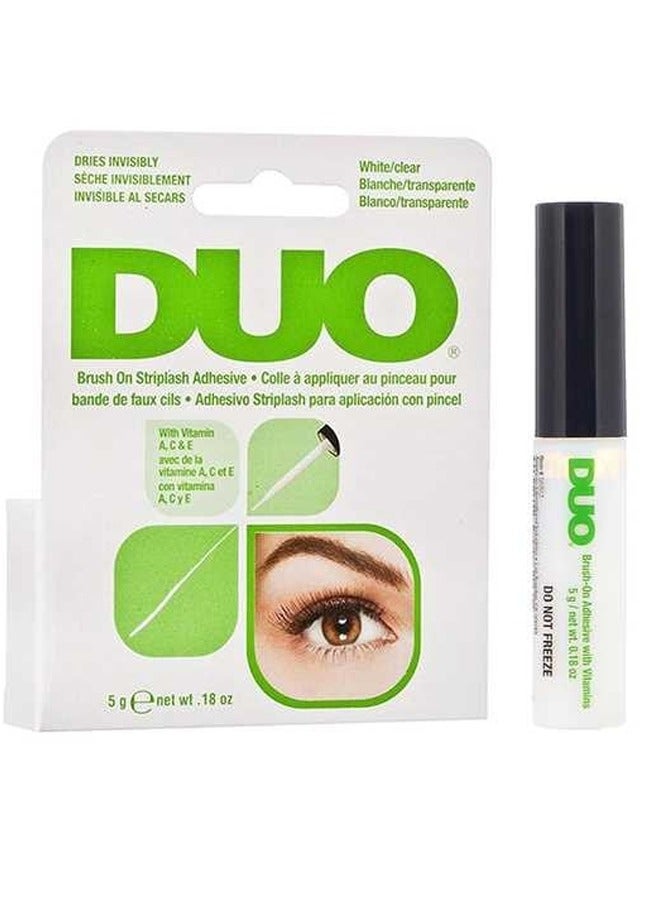 غراء الرموش الثنائي، أبيض/شفاف - Image 1