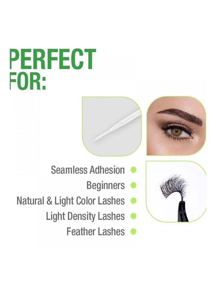 غراء الرموش الثنائي، أبيض/شفاف - Image 3