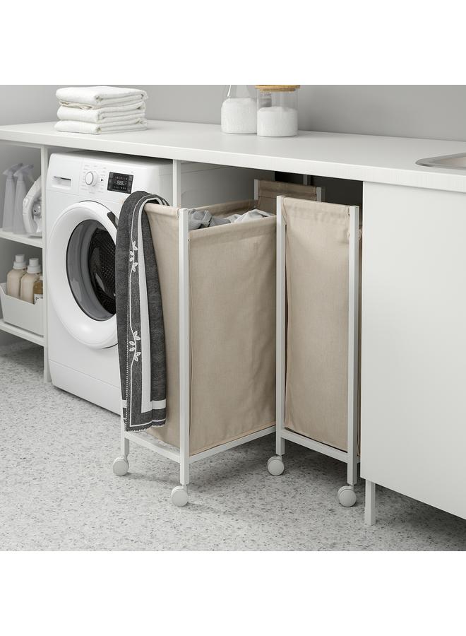Green Tiger Laundry bag with castors, white, 80 l - Image 2