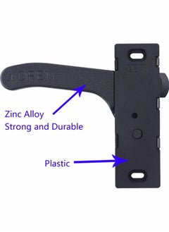 Y&D RV Screen Door Latch Handle Kit, Zinc Alloy Entry Hardware Right Hand for Camper, Motorhome, Travel Trailer (Right Hand)  - Image 2