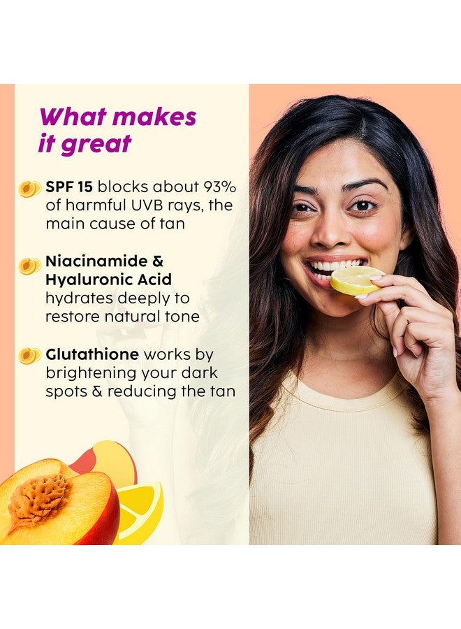 PLIX THE PLANT FIX بليكس فيكس النباتات لوشن الجسم بخوخ والليمون مع 5% نياسيناميد | 150 مل | يقلل من السمرة، يضيء ويرطب البشرة | غير لزج | للرجال والنساء | خالي من البارابين - Image 2