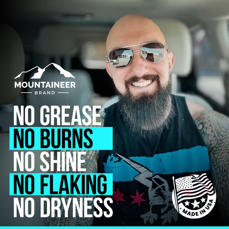 mountaineer brand مرطب الرأس الأصلية من ماركة ماونتينير لجميع أنواع الرؤوس الصلعاء وبلسم ما بعد الحلاقة | العناية بالرأس الصلع للرجال | لوشن غير دهني لفروة الرأس والوجه | رائحة طبيعية منعشة | صنع في الولايات المتحدة الأمريكية | حماية 2 أونصة - Image 4