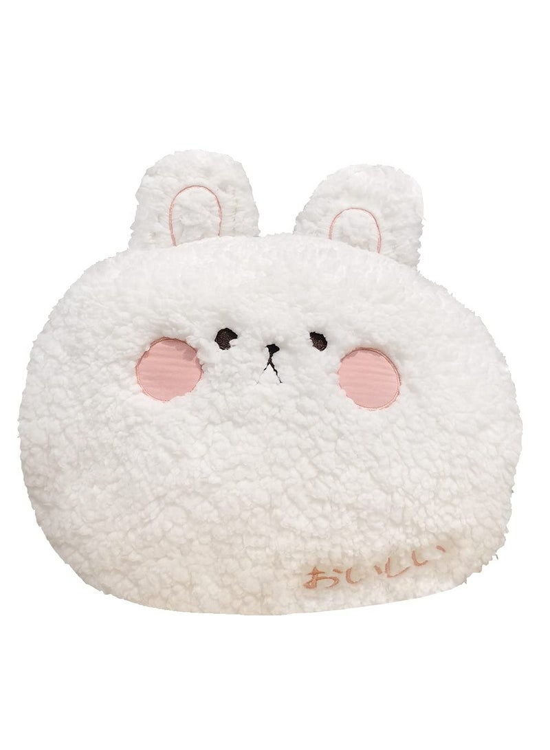 SOLARAE Bunny Plush Pillow, Large Rabbit Stuffed Animal (14 * 11 inch), Adorable Bunny Plush Toy Big Hugging Pillow, Home Cushion Decoration Birthday Travel Gift for Kids Adults Girls Boys - Image 1