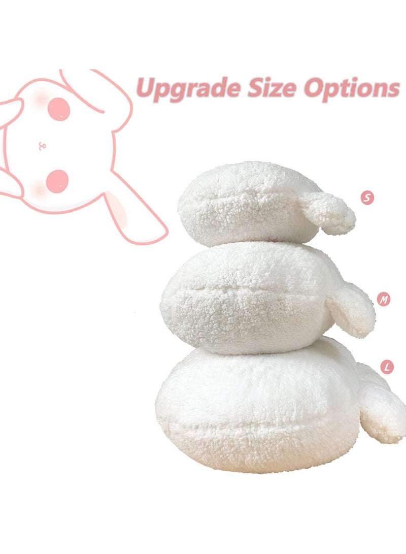 SOLARAE Bunny Plush Pillow, Large Rabbit Stuffed Animal (14 * 11 inch), Adorable Bunny Plush Toy Big Hugging Pillow, Home Cushion Decoration Birthday Travel Gift for Kids Adults Girls Boys - Image 2