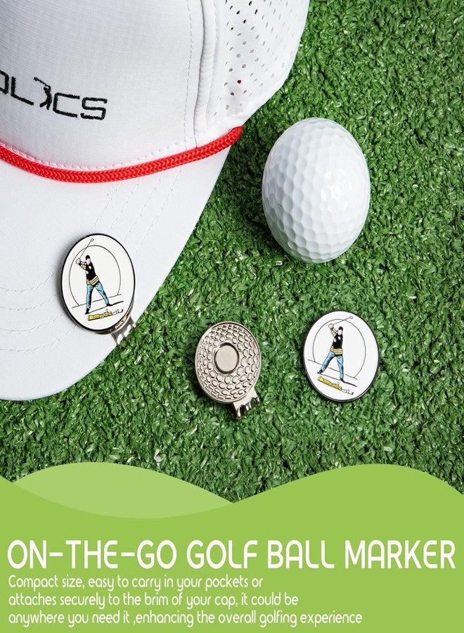 barudan golf علامة كرة غولف مرحة مع مشبك قبعة مغناطيسي، إكسسوارات غولف بنمط فكاهي للاعبي الغولف الرجال. - Image 5