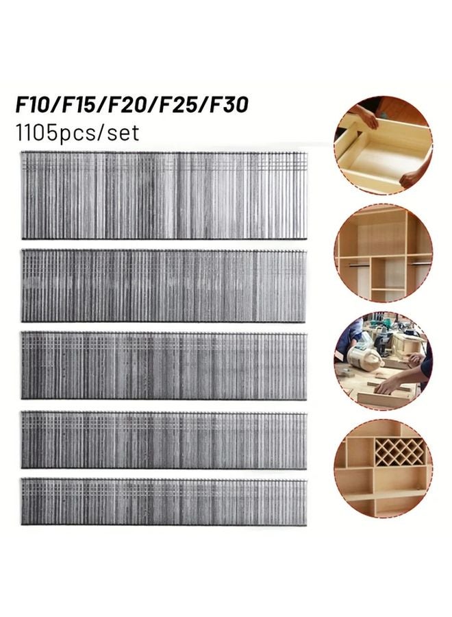 F10 Straight Brad Nails 1105 Pcs For DIY Home Gardening Woodworking - Image 3