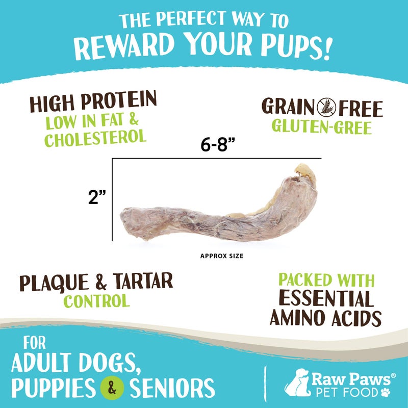 Raw Paws Freeze Dried Duck Necks for Dogs, 5-oz - Made in USA - All Natural Duck Dog Treats - Single Ingredient - Image 4