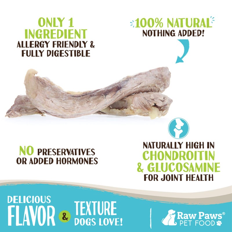 Raw Paws Freeze Dried Duck Necks for Dogs, 5-oz - Made in USA - All Natural Duck Dog Treats - Single Ingredient - Image 3