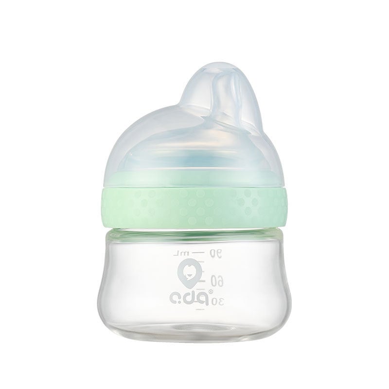 Aidoqi Newborn Baby Wide-Caliber Glass Bottle Anti-Choking Anti-Flatulence Ppsu Bottle Baby Bottle 90Ml - Image 1