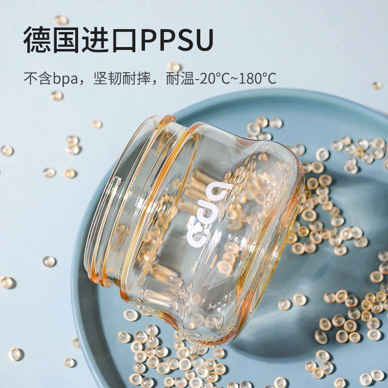 Aidoqi Newborn Baby Wide-Caliber Glass Bottle Anti-Choking Anti-Flatulence Ppsu Bottle Baby Bottle 90Ml - Image 3