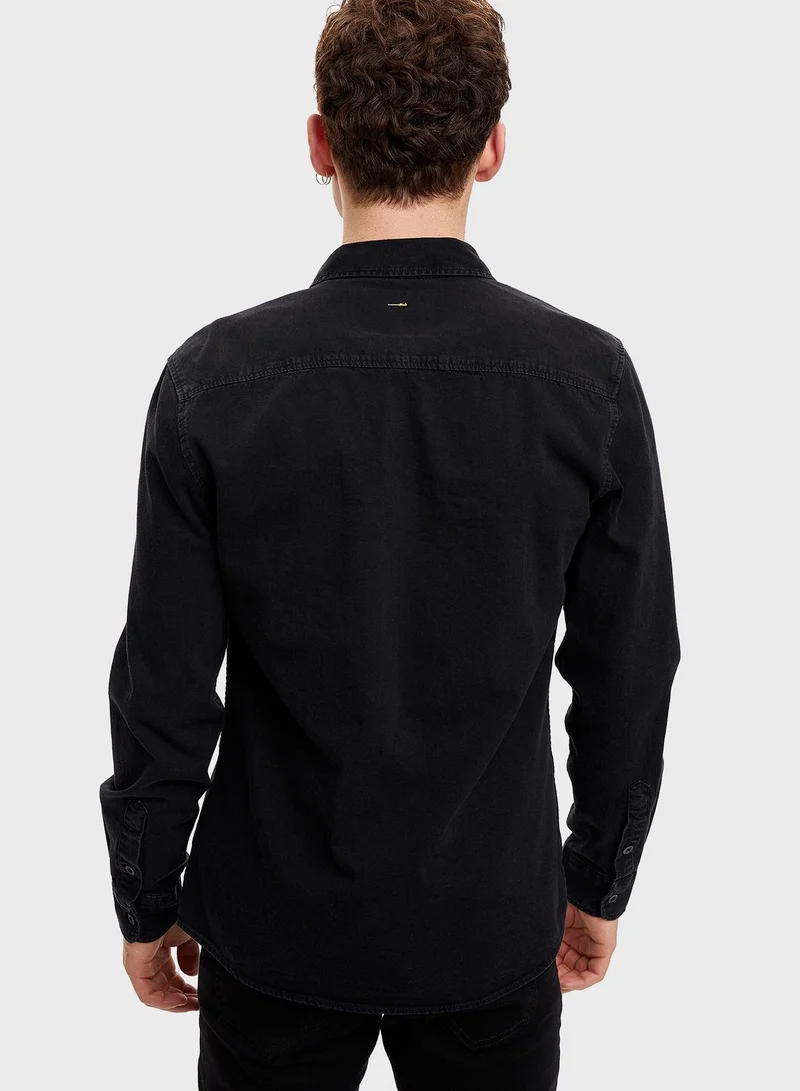 DeFacto Relaxed Denim Shirt