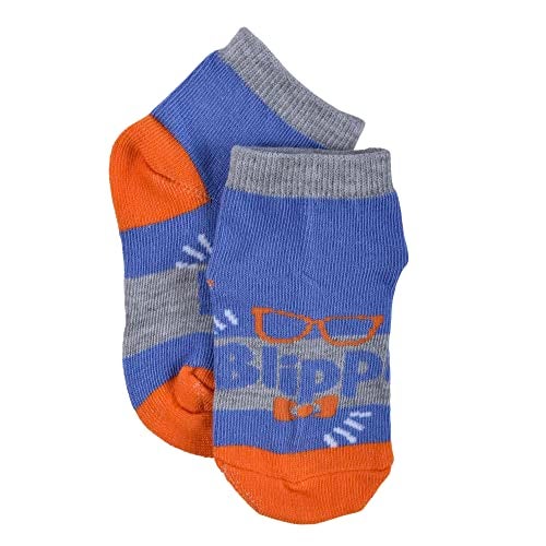 Blippi جوارب بليبي القصيرة للأولاد، زرقاء، 2-4T أمريكي - Image 4