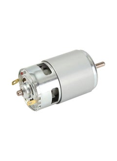 Generic DC 12V-36V Ball Bearing Large Torque Low Noise DC Motor Silver 10x5x5centimeter  - Image 5