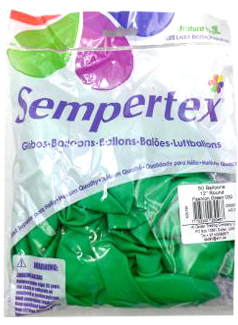 Sempertex Balloon Green 50Pcs/Bag - Image 2