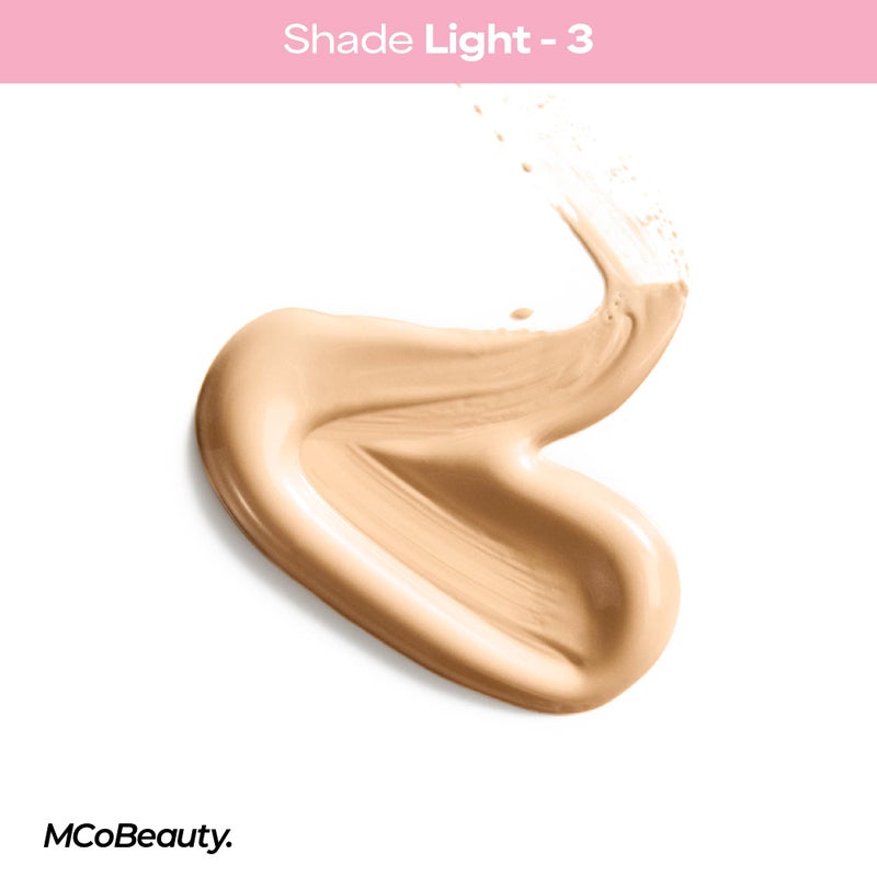 MCoBeauty فلتر البشرة المتألقة من MCoBeauty 3 لايت - قاعدة سائلة متعددة الاستخدامات 4 في 1 مع هايلايتر - تينت للبشرة اللامعة مع سكوالان للوجه - معزز للبشرة المتألقة القابلة للبناء - 1 أونصة سائلة - Image 5