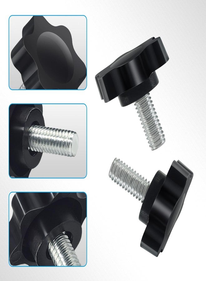 ZLiT for Logitech Steering Pedal Fixed Screw,8PCS Steering Wheel Screw Clamp Pedal Mounting Screws Bolt for Logitech G25 G27 G29 G920 G923 (Black) - Image 4