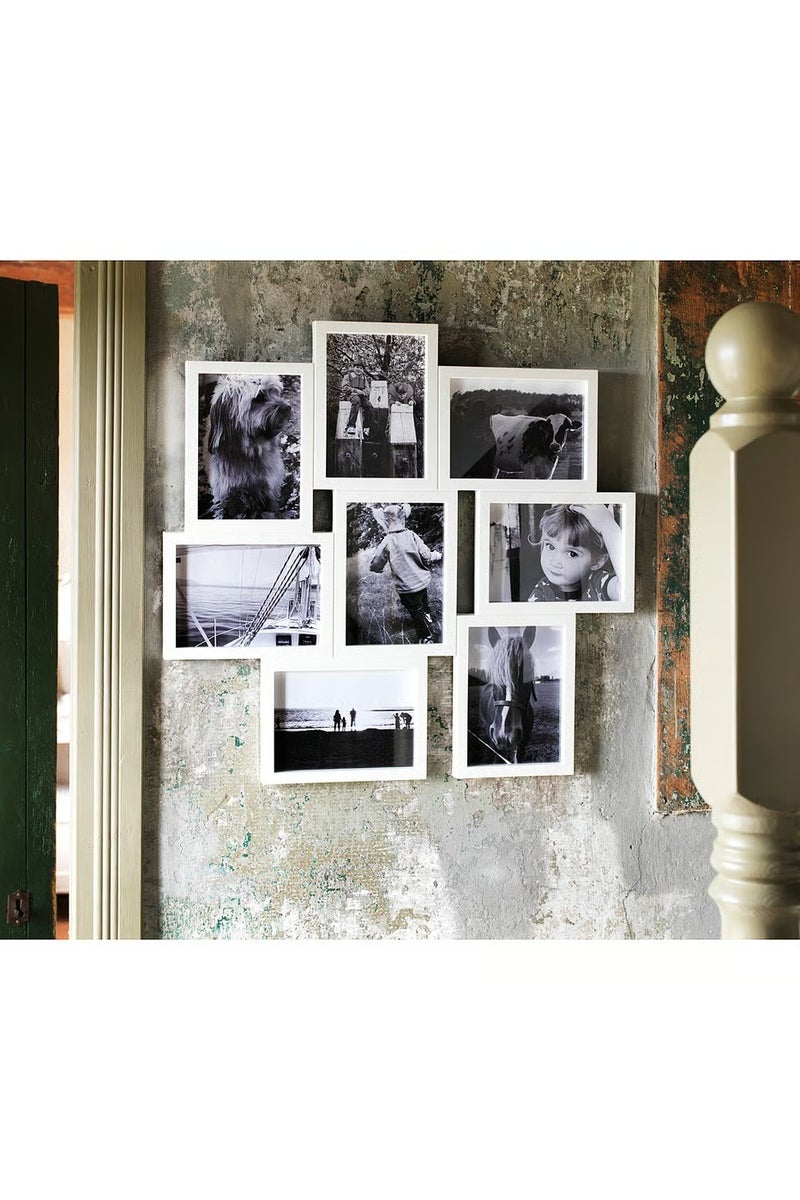 بيتِّيك إطار صور كولاج أبيض لثماني صور – للتعليق على الجدار، 13×18 سم - Image 5