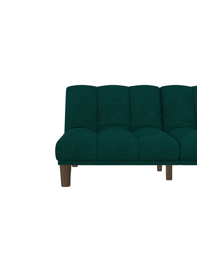 House One Soso | 3-Seater Sofa Upholstered In Velvet 180x84x94 cm - Dark Green - Image 4