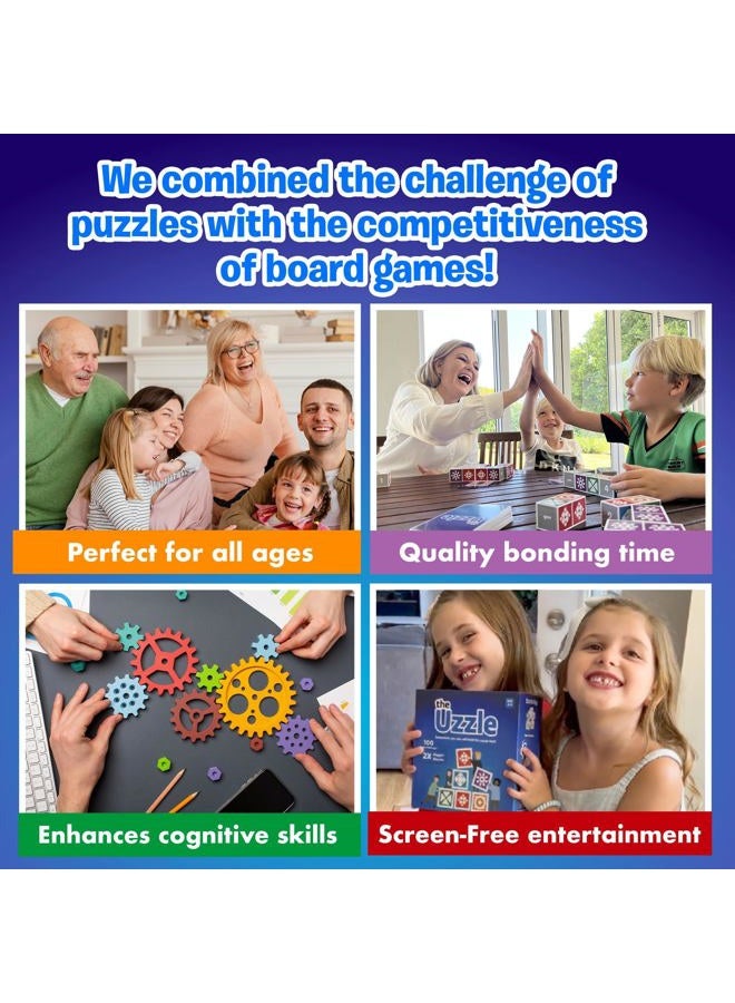 The Uzzle 3.0 Board Game, Family Board Games for Children & Adults, Block Puzzle Games for Ages 4+ - Image 2