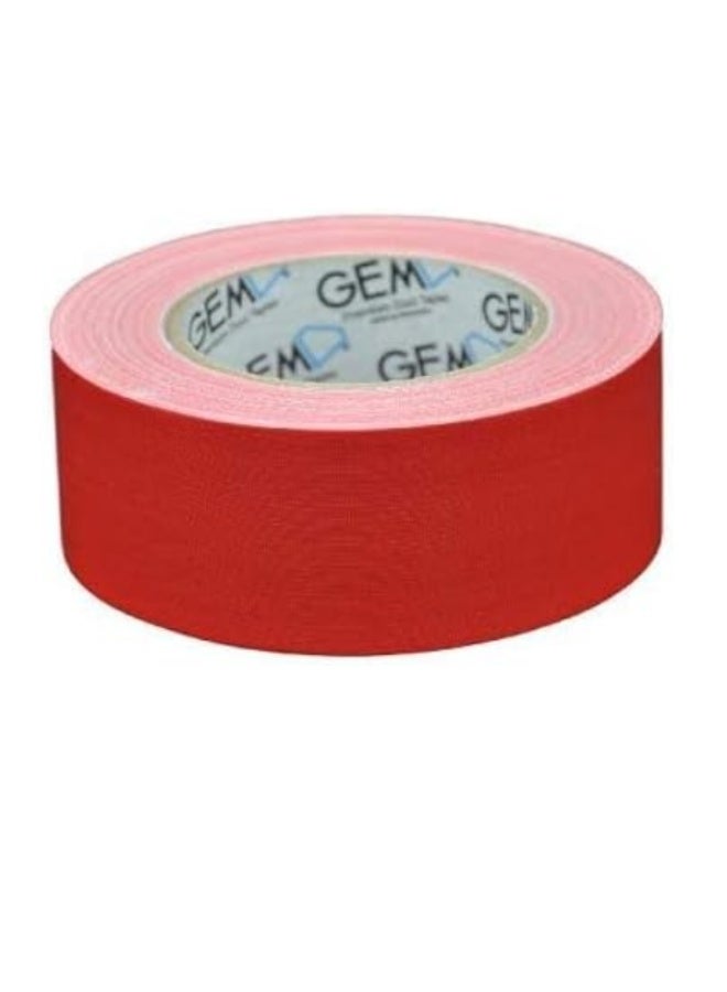 Gem Premium Duct Tape 50mm x 25m Strong Adhesive Red - Image 1