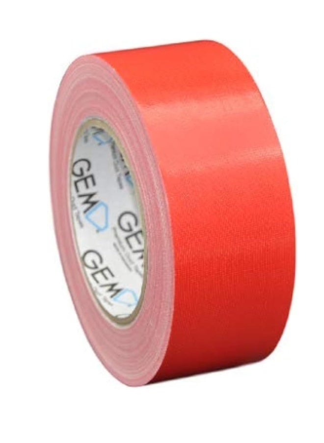 Gem Premium Duct Tape 50mm x 25m Strong Adhesive Red - Image 3