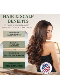 Fiora Naturals Fiora Naturals Tea Tree Oil for Hair and Scalp - with Jojoba, Grape Seed & Castor Oils - Helps hair growth, Soothes Itchy Scalp & Fights Dandruff - Moisturizes and adds shine - 4 fl oz  - Image 3