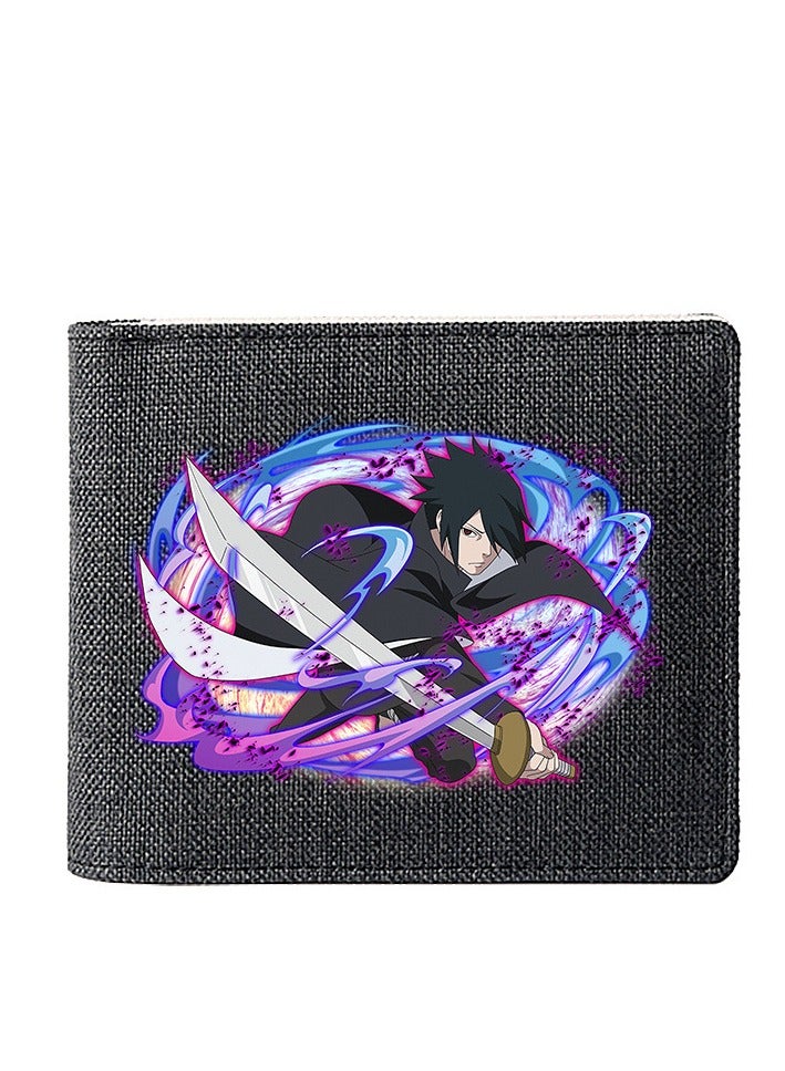 KUYING New Naruto Printed Waterproof Wallet 