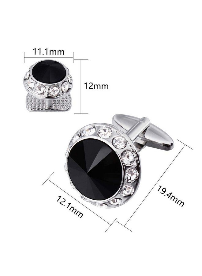 هاوسن أزرار أكمام من الكريستال ومسامير بدلة رسمية للرجال لبدلة رسمية وقميص رسمي وإكسسوارات حفلات الزفاف والأعمال - Image 5