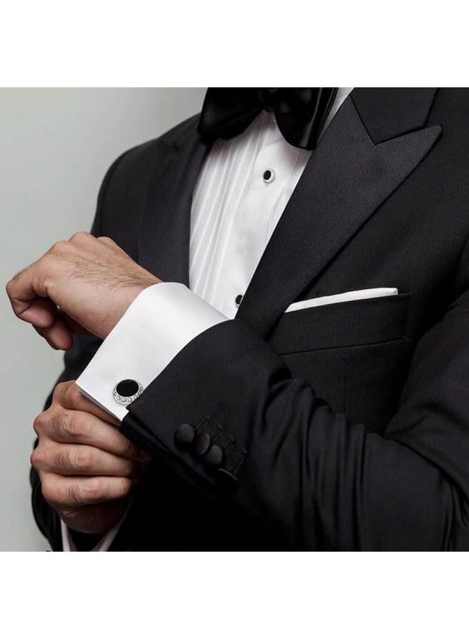 هاوسن أزرار أكمام من الكريستال ومسامير بدلة رسمية للرجال لبدلة رسمية وقميص رسمي وإكسسوارات حفلات الزفاف والأعمال - Image 3