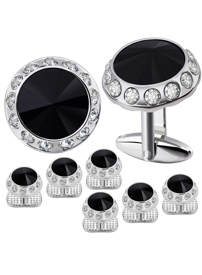 هاوسن أزرار أكمام من الكريستال ومسامير بدلة رسمية للرجال لبدلة رسمية وقميص رسمي وإكسسوارات حفلات الزفاف والأعمال - Image 1