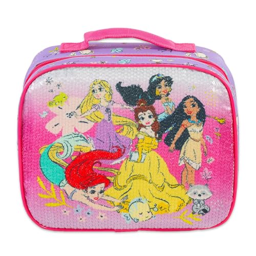 Disney Princess Backpack with Lunch Box Set - Bundle with 16" Backpack, Lunch Bag, Stickers, Water Bottle, More | Disney Princess School Bag for Girls - Image 4