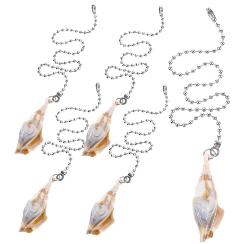 Vintage Style Ceiling Fan Pull Chain Extension Set 5PCS Decorative Light Pulls - Image 2