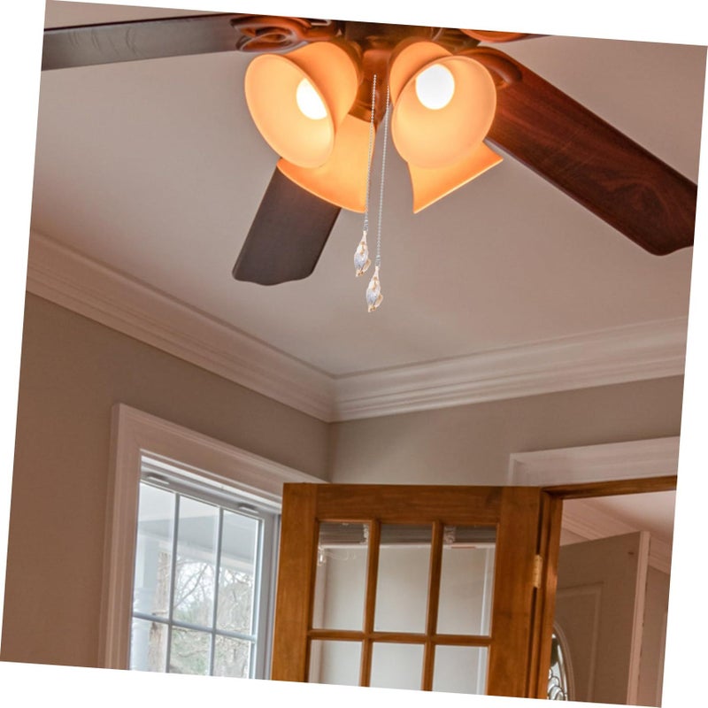 Vintage Style Ceiling Fan Pull Chain Extension Set 5PCS Decorative Light Pulls - Image 4