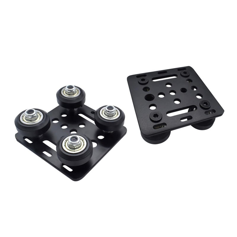Healeved 3sets High Strength Printer Aluminum Profiles Special Slide Plate Pulley Wheels Set Easy Assemble - Image 3