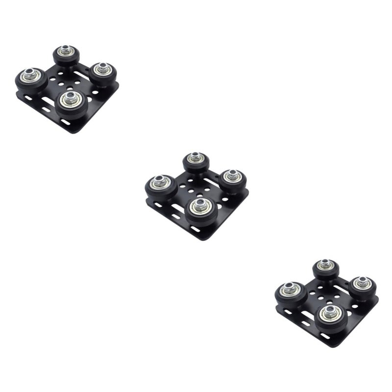 Healeved 3sets High Strength Printer Aluminum Profiles Special Slide Plate Pulley Wheels Set Easy Assemble - Image 1