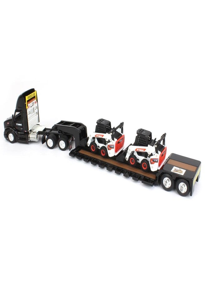 ERTL 1/64 Peterbilt 579 w/Lowboy & 2 Bobcat S76 Skid-Steer Loaders, 2022 NTT'NC Show 16446 - Image 4