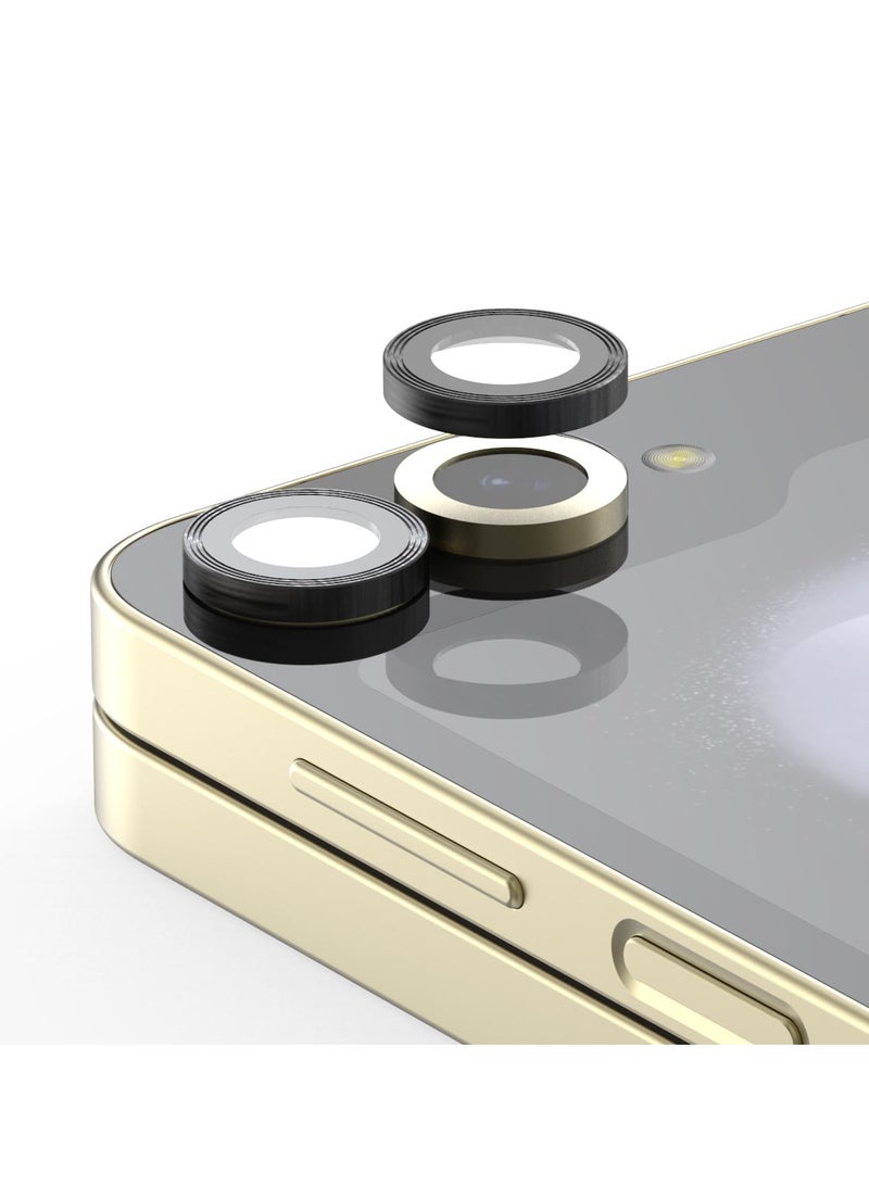 araree araree Core MR Series Camera Lens Cover for Samsung Galaxy Z Flip 6 | Ultra-Clear Tempered Glass, Anti-Glare, High Light Transmittance, Oleophobic Coating, Aluminum Metal Frame - Clear - Image 1
