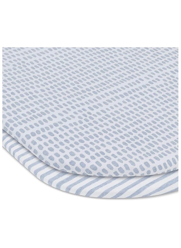 Moro Moro Waterproof Fitted Crib Sheets – Pack of 2  - Image 2