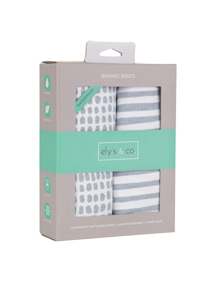 Moro Moro Waterproof Fitted Crib Sheets – Pack of 2  - Image 1