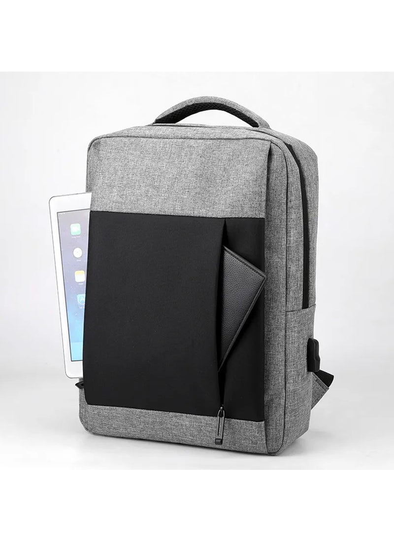 Generic - 17-inch laptop bag - for the back, gray - Image 1