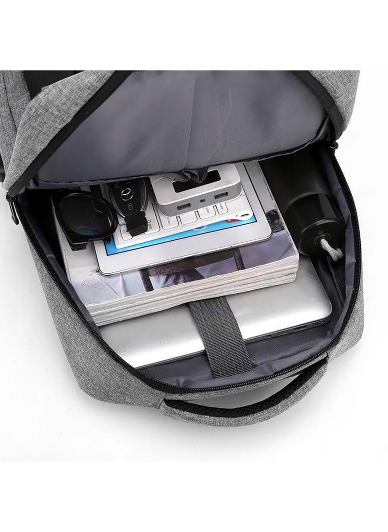 Generic - 17-inch laptop bag - for the back, gray - Image 1