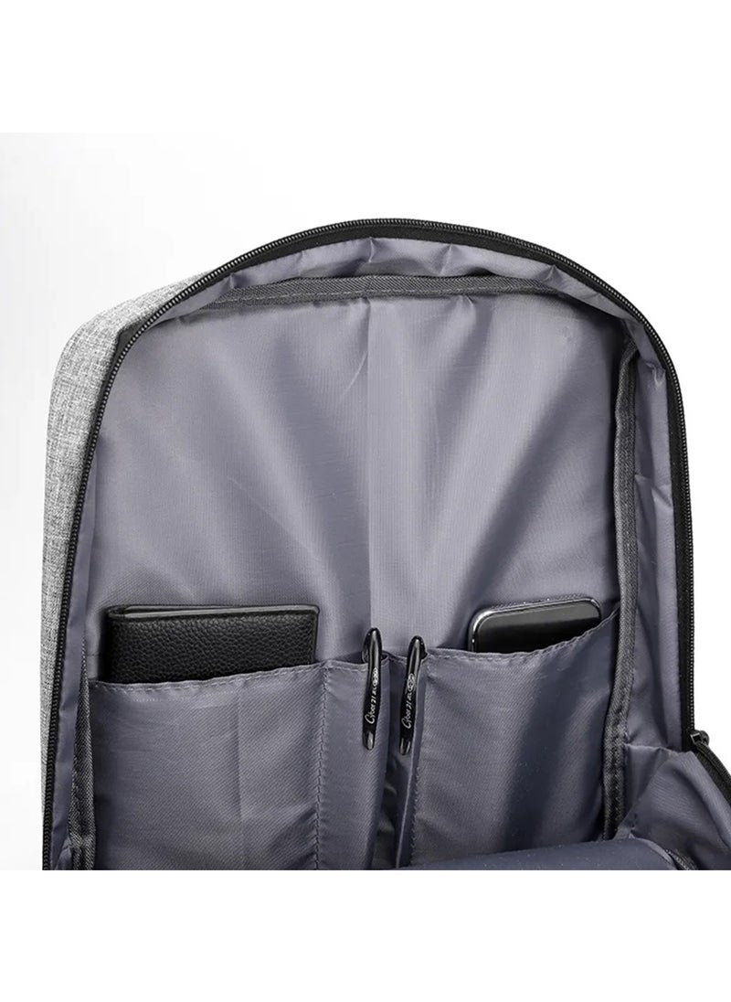 Generic - 17-inch laptop bag - for the back, gray - Image 1