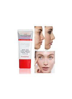 Phoera Liquid Foundation Natural Look 30ML 101 Porcelain  - Image 3