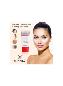 Phoera Liquid Foundation Natural Look 30ML 101 Porcelain  - Image 2